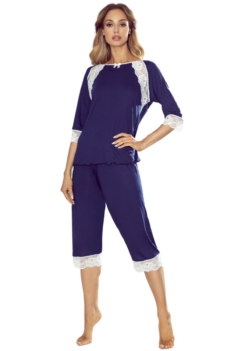 Tina Pajamas navy blue/white